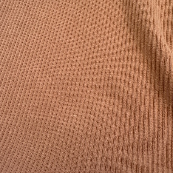 J. Crew Women's Rust Ruffle-Sleeve Ribbed Tank Size XL - Picture 6 of 8